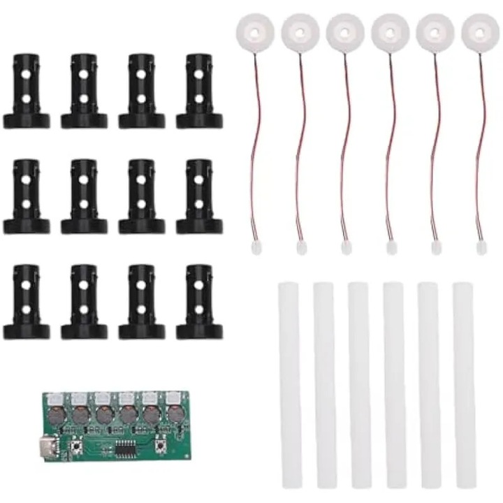 Modul umidificator cu 6 capete, kit modular, compact, ABS, DIY