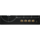 Plita incorpolabila Electrolux EGH6343ROR, Gaz, 4 arzatoare, Gratare de fonta, 60 cm, Rustic negru