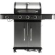 Gratar pe gaz Corenia QRE-1000869, 3+1 arzatoare, 11,2 kW, inox, cu arzator lateral si termometru integrat