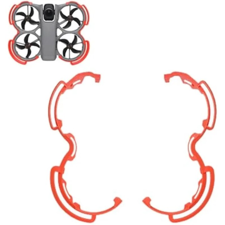 Защита за перки DJI Avata 360, оранжева, лек дизайн, устойчива на удар