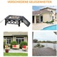 Focar de gradina Corenia QRE-1001079 3-in-1 (vatra, gratar si racitor) din otel vopsit, rezistent la 500°C, negru, 76 x 47 cm