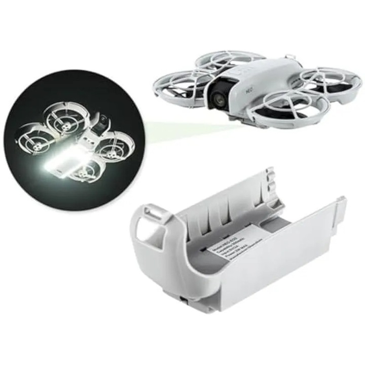 Осветен колесник за DJI Neo Drone, анти-сблъсъчна опора, 21g, лек дизайн