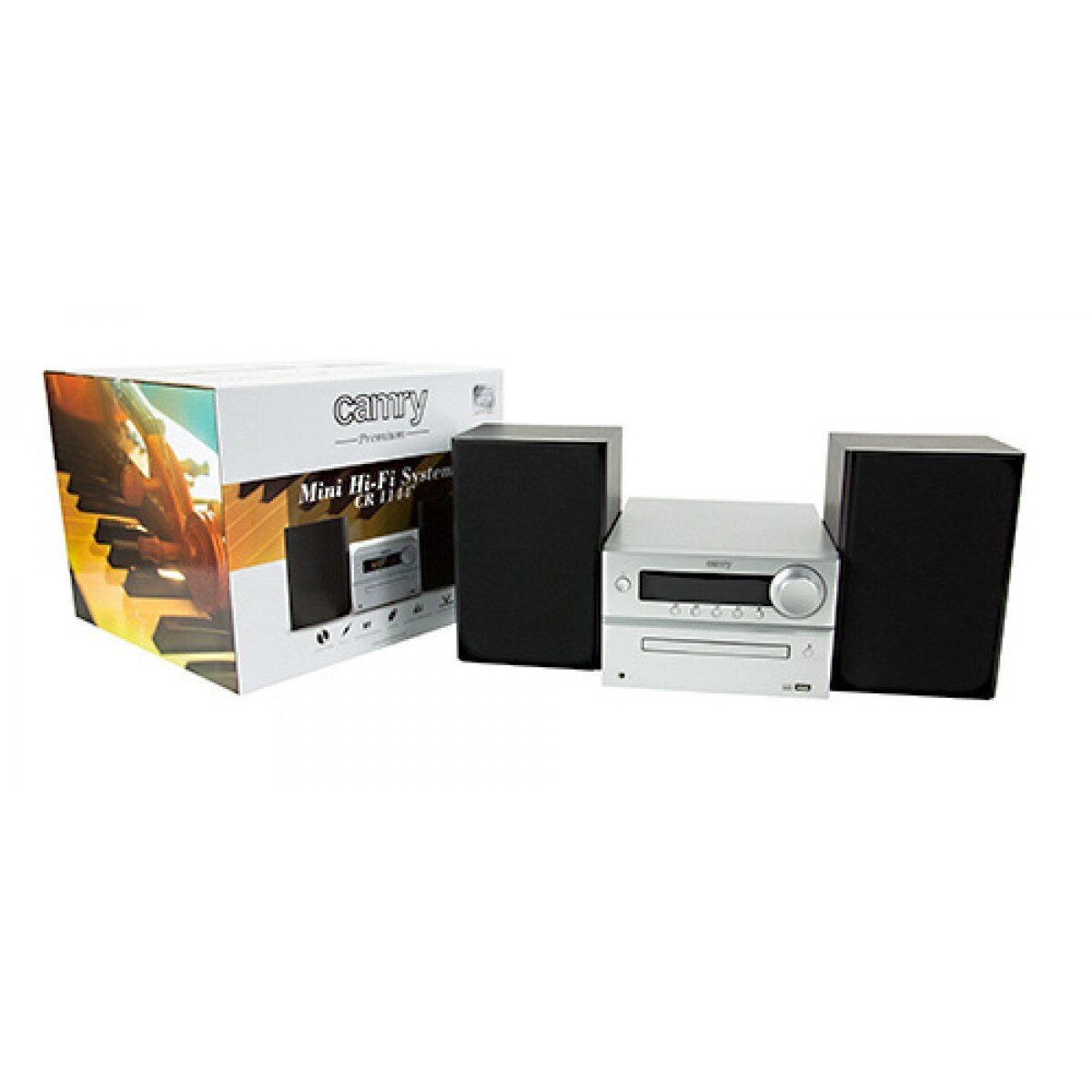 Мини Hi-Fi система CR 1144, CD/Mp3 Плейър, Bluetooth - eMAG.bg