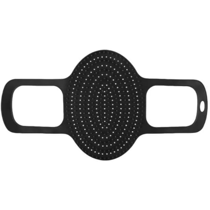 Instrument de silicon pentru friteuze cu aer, design sigur, negru