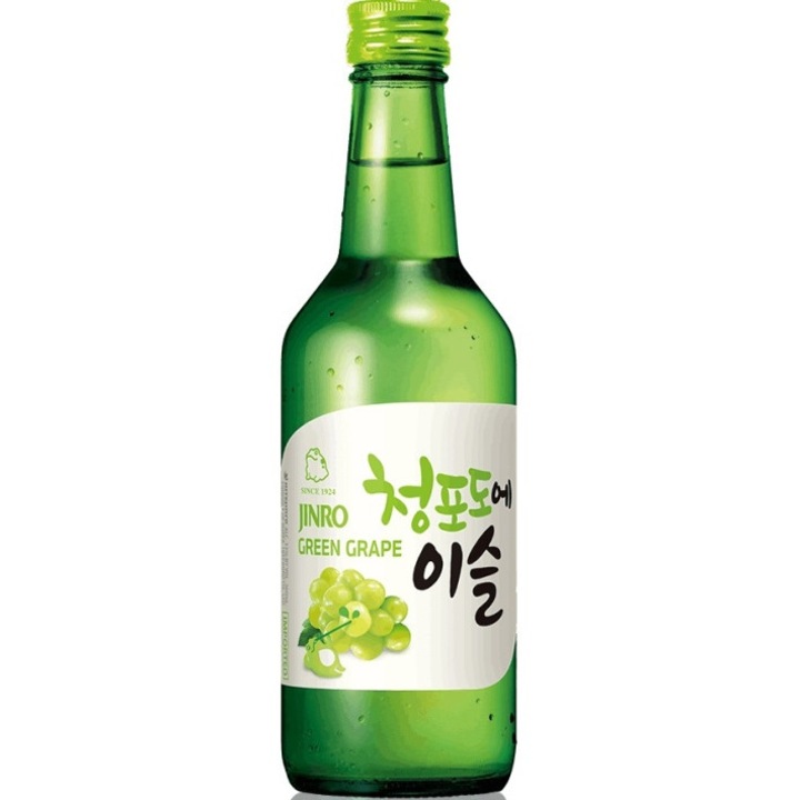 Корейска наритка, Jinro soju, Грозде, 350мл, 13%