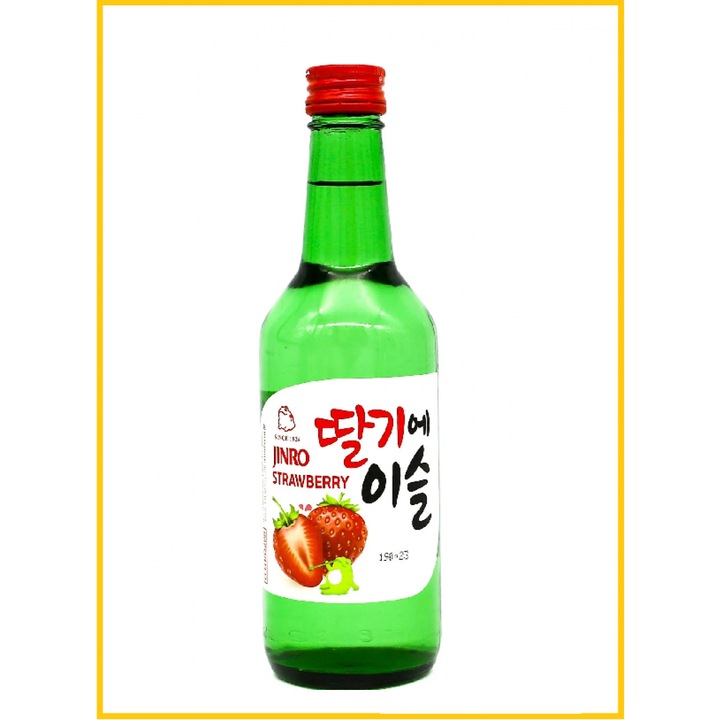 Корейска напитка, Jinro soju, Ягода, 350мл, 13%