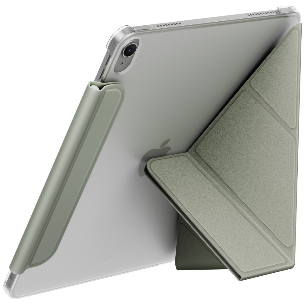 Husa UNIQ Camden Lite compatibila cu iPad 10.9 inch 2022 / 11 inch 2025, Verde