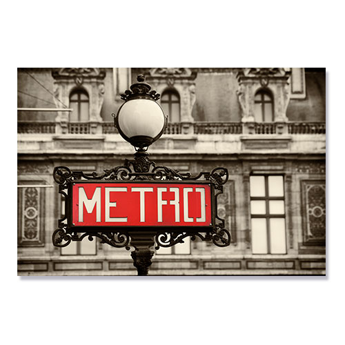 Tablou Canvas - Franta, Paris, Metro, Oras, 60 x 90 cm