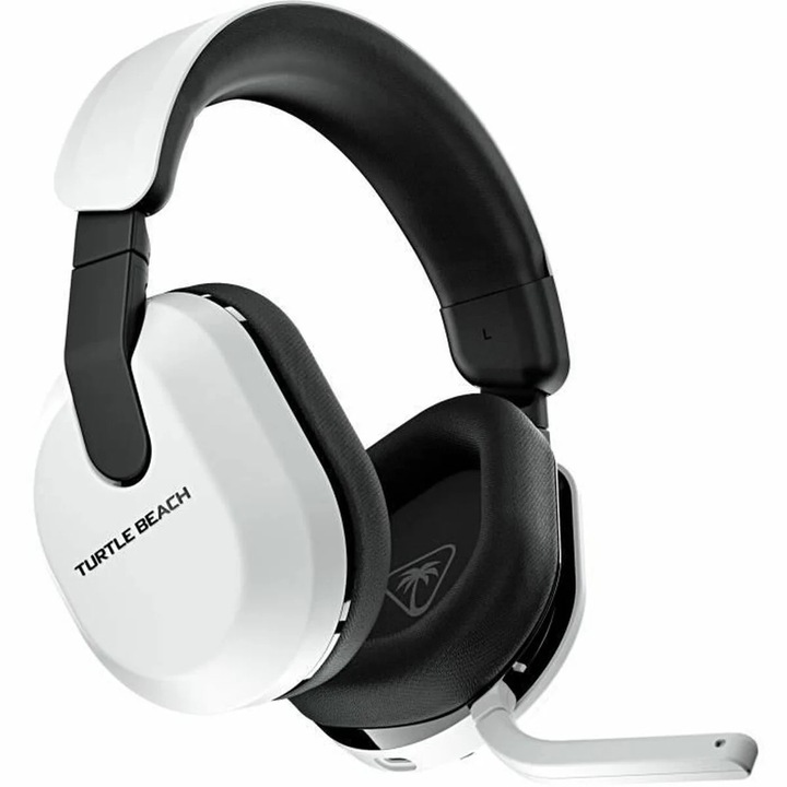 Геймърски слушалки Turtle Beach TBS-2102-15, околоушни, безжични Bluetooth 5.2 и 2,4 GHz, USB-C, включен микрофон, презареждаема Li-ion батерия, бели