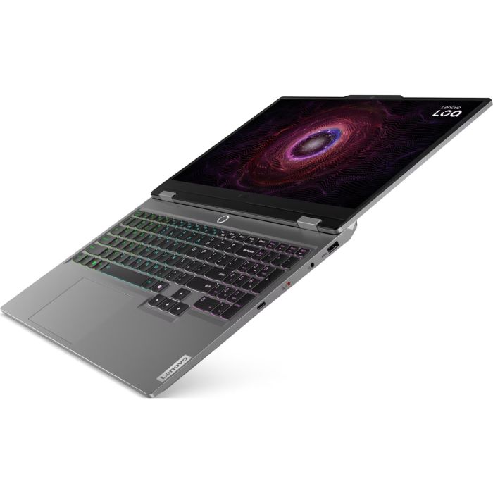 Laptop Gaming Lenovo LOQ 15AHP9, AMD Ryzen 7 7445HS, 15.6", IPS, 16 GB RAM DDR5, 512 GB SSD, NVIDIA GeForce RTX 3050 6GB, Fara sistem de operare, Luna Grey