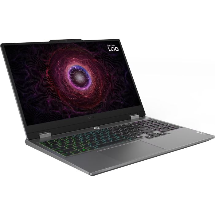 Laptop Gaming Lenovo LOQ 15AHP9, AMD Ryzen 7 7445HS, 15.6", IPS, 16 GB RAM DDR5, 512 GB SSD, NVIDIA GeForce RTX 3050 6GB, Fara sistem de operare, Luna Grey