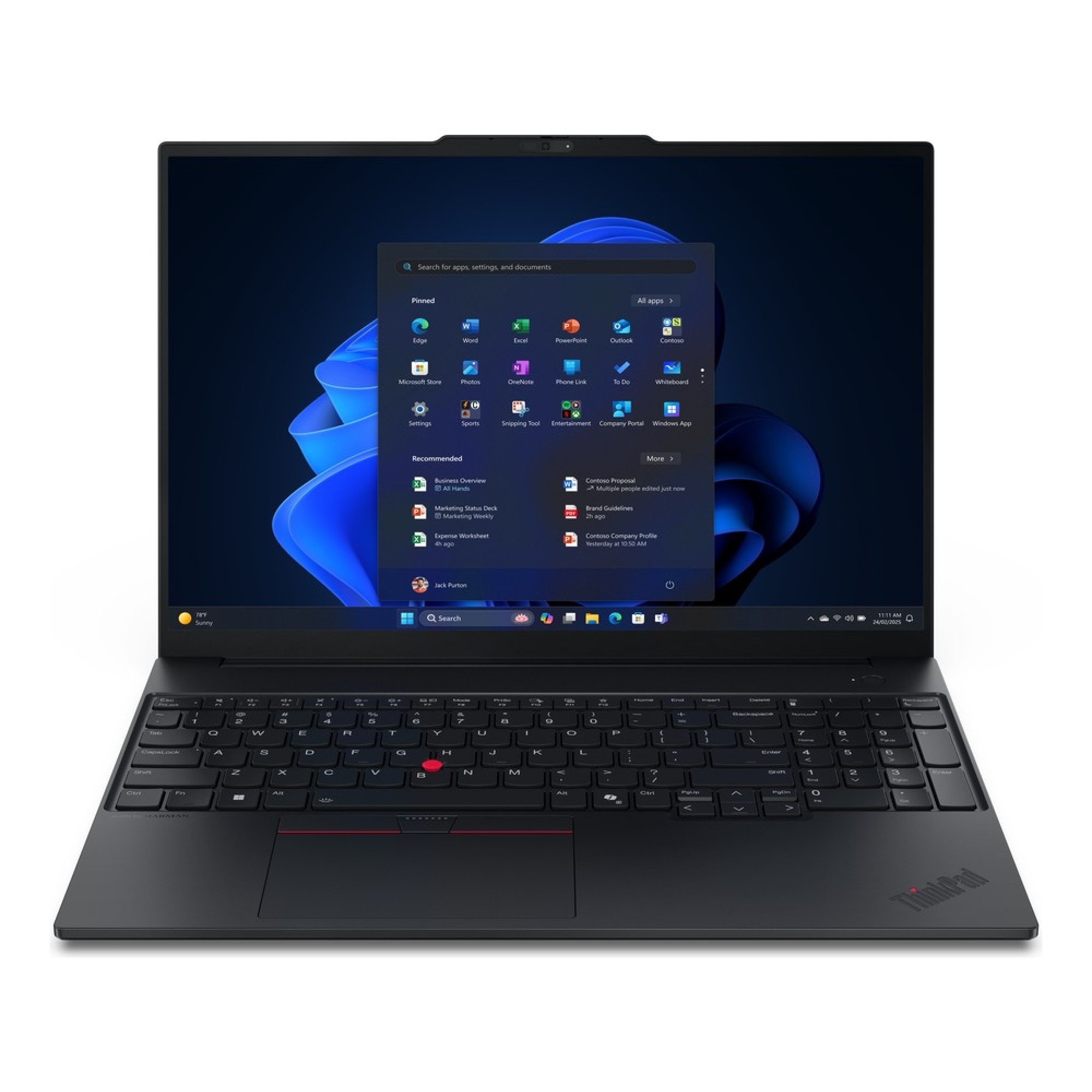 LAPTOP THINKPAD E16 21STS0AJ00 AMD G3 RYZEN 5 220 16" WUXGA 32GB RAM, SSD 512GB, Windows 11 Pro