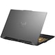 Лаптоп ASUS Gaming 16'' TUF F16 FX607VJR, FHD+ 144Hz, Процесор Intel® Core™ 5 205H (12M Cache, up to 4.80 GHz), 16GB DDR5, 512GB SSD, GeForce RTX 3050 6GB, No OS, Mecha Gray