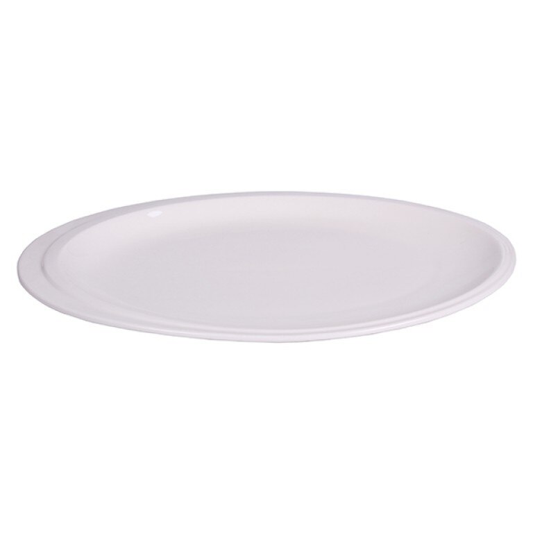 Platou de servire Luigi Ferrero, Anika, Portelan, 33 cm, Alb