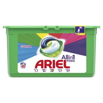 Detergent capsule Ariel All in One PODS Color, 40 spalari