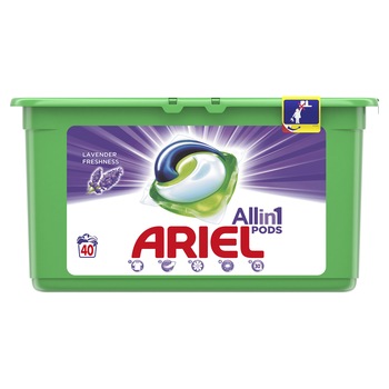 Detergent capsule Ariel All in One PODS Lavanda, 40 spalari Detergent capsule Ariel All in One PODS Lavanda, 40 spalari