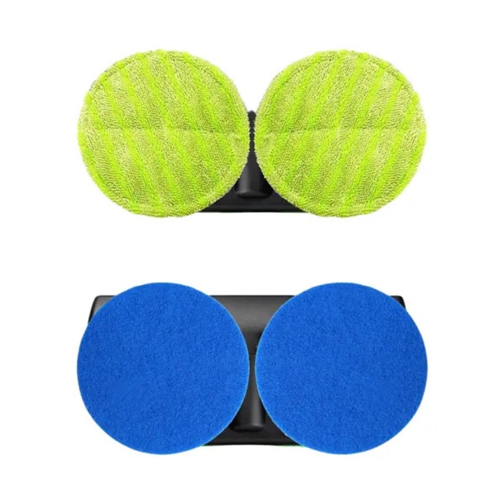 Pad-uri de rezerva pentru mop electric rotativ CJ-CDON-K0206-260831-667, verde/albastru