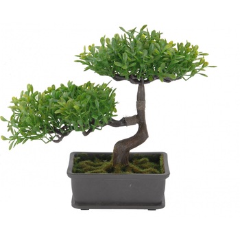 Bonsai artificial 23cm verde deschis Bonsai artificial 23cm verde deschis