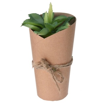 Planta artificiala 20cm in ghiveci ambalat in carton Planta artificiala 20cm in ghiveci ambalat in carton