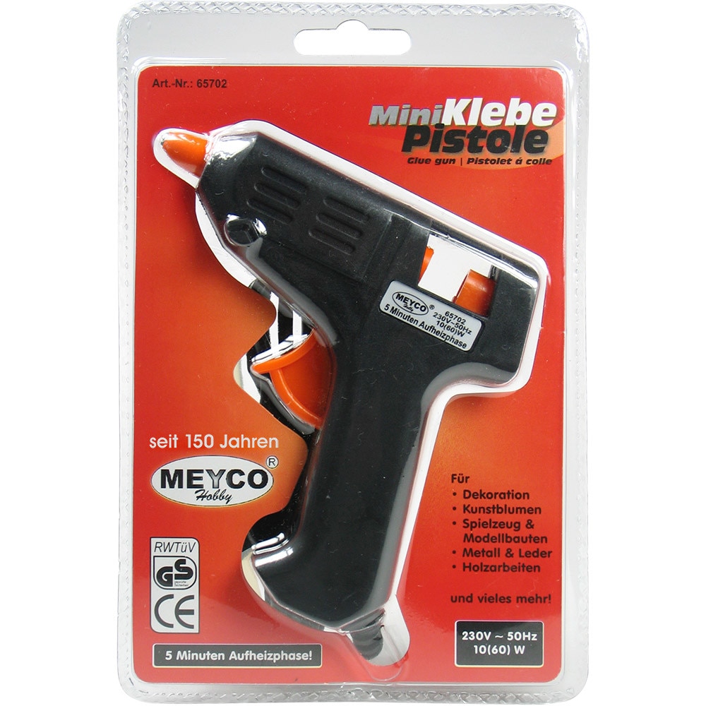 Pistol Lipire la Cald (Termic), 60W (cu Batoane de Adeziv cu Diametrul de 6,5mm) - Meyco
