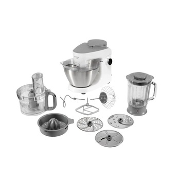 Robot de bucatarie Kenwood Multi-One KHH321WH, 1000 W, bol 4.3 l, blender 1.8 l, 6 viteze variabile + Pulse, Alb/Inox Robot de bucatarie Kenwood Multi-One KHH321WH, 1000 W, bol 4.3 l, blender 1.8 l, 6 viteze variabile + Pulse, Alb/Inox