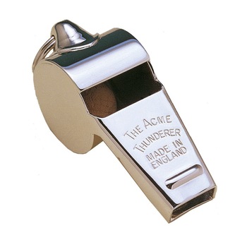 Fluier arbitru metal Acme Thunderer 59.5, medium, 114 dBA, Argintiu Fluier arbitru metal Acme Thunderer 59.5, medium, 114 dBA, Argintiu