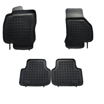 Covorase premium LUX interior cauciuc Skoda Fabia I 1999-2007 Covorase premium LUX interior cauciuc Skoda Fabia I 1999-2007