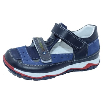 Sandale piele baieti SMALL FOOT SMF6-B, Bleumarin Sandale piele baieti SMALL FOOT SMF6-B, Bleumarin