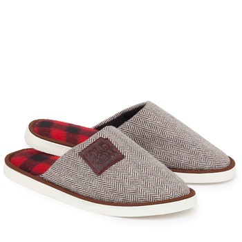 Papuci de casa LUXHOME MARO unisex, Gri/Maro, 35-36 Papuci de casa LUXHOME MARO unisex, Gri/Maro, 35-36