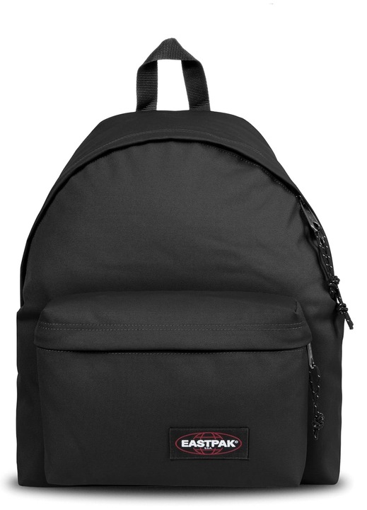 Eastpak, раница от полиестер с преден джоб и цип, 30 x 15 x 40 см, черен
