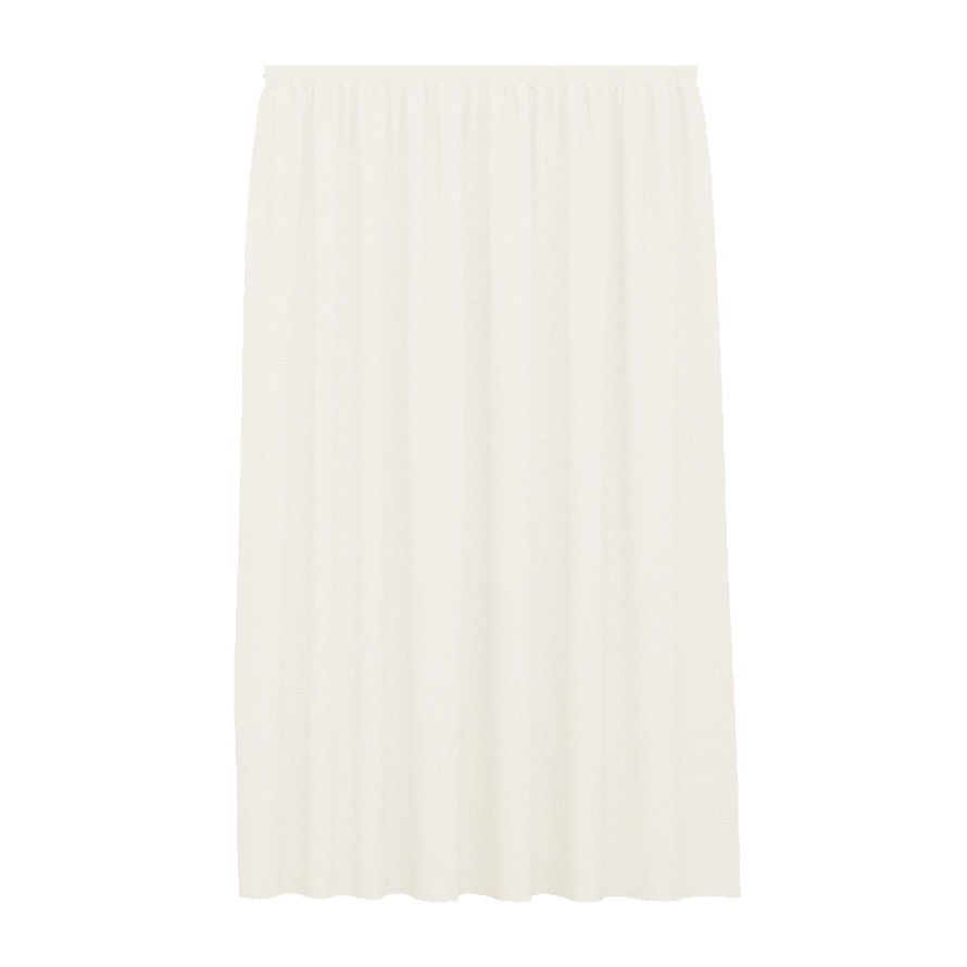 Perdea voal 140x145 cm, culoare crem, prindere cu garnitura