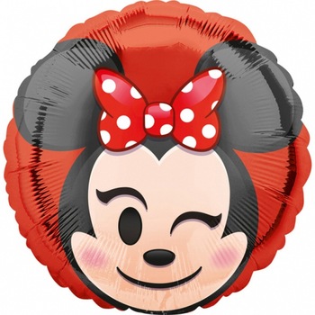Balon folie 45 cm Minnie Mouse Emoticon, Amscan 36751 Balon folie 45 cm Minnie Mouse Emoticon, Amscan 36751
