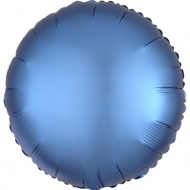 Balon folie 45 cm rotund Satin Luxe Azure, Amscan 36808