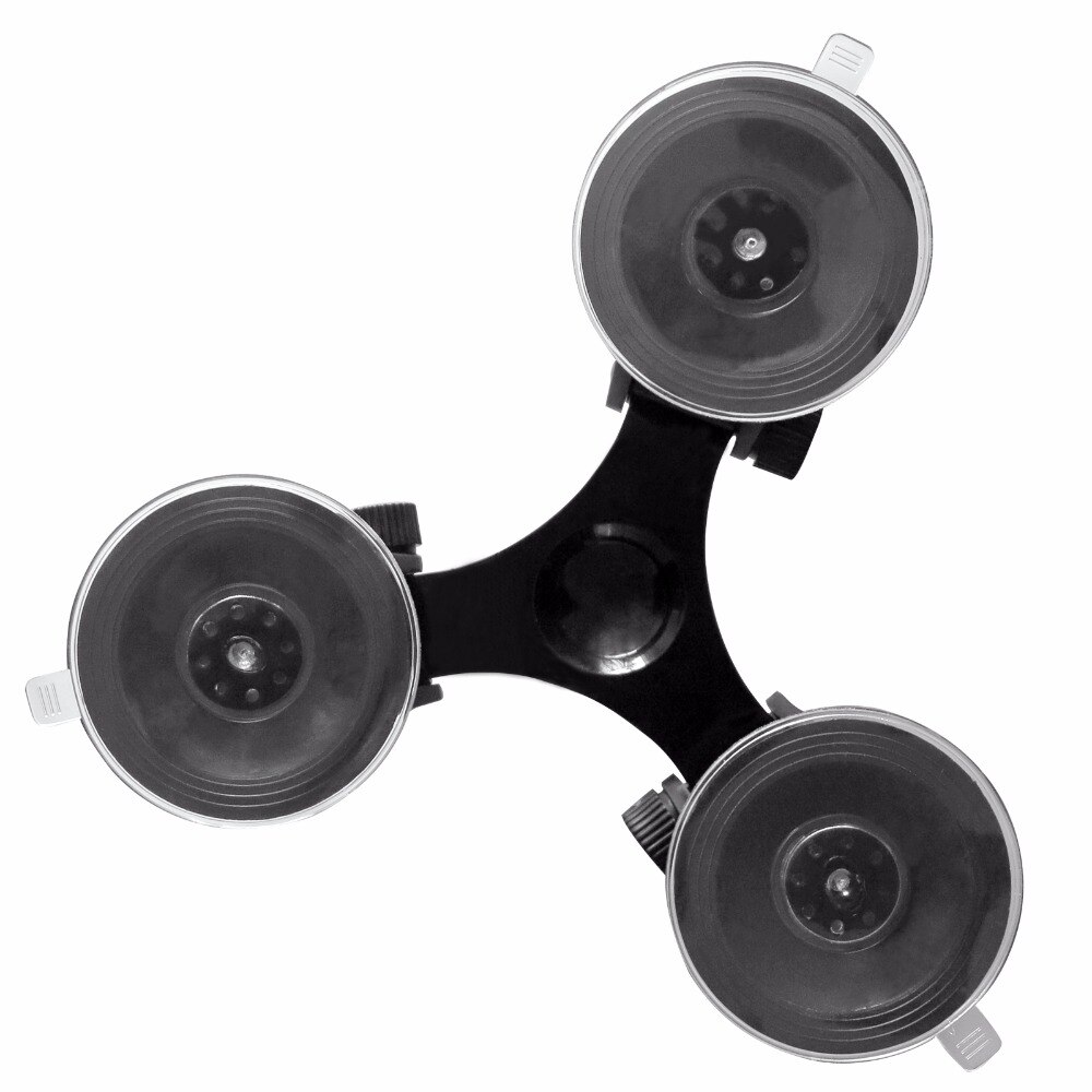 Suport 3 ventuze S cu montura compatibila GoPro, SJCAM