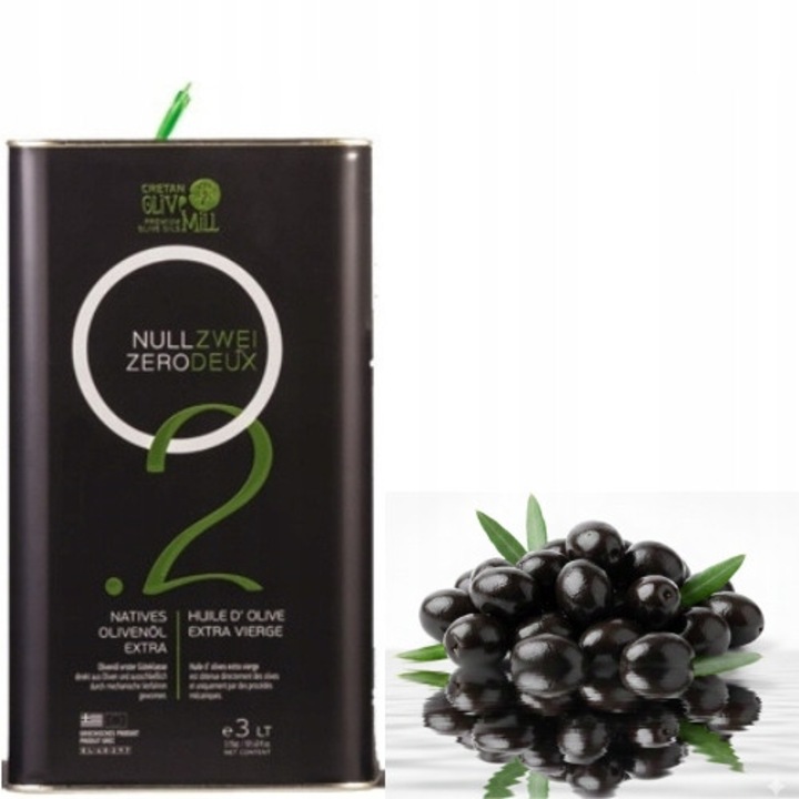 Ulei De Masline, Moara Din Creta, Ulei Extra Virgin – Din Prima Presare, Presat La Rece, Fara Rafinare, Natural, Proaspat, Gust Usor Fructat, Continut Ridicat De Antioxidanti Naturali, 3000 Ml