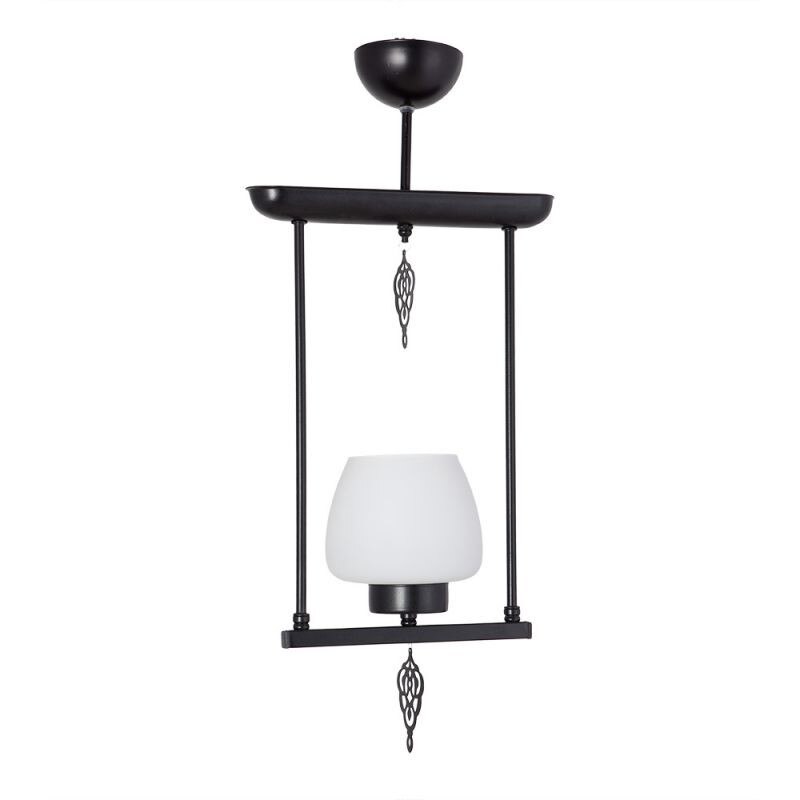 Lustra, Lumexx, Cansu 1 brat Negru , E27 Max 60 W