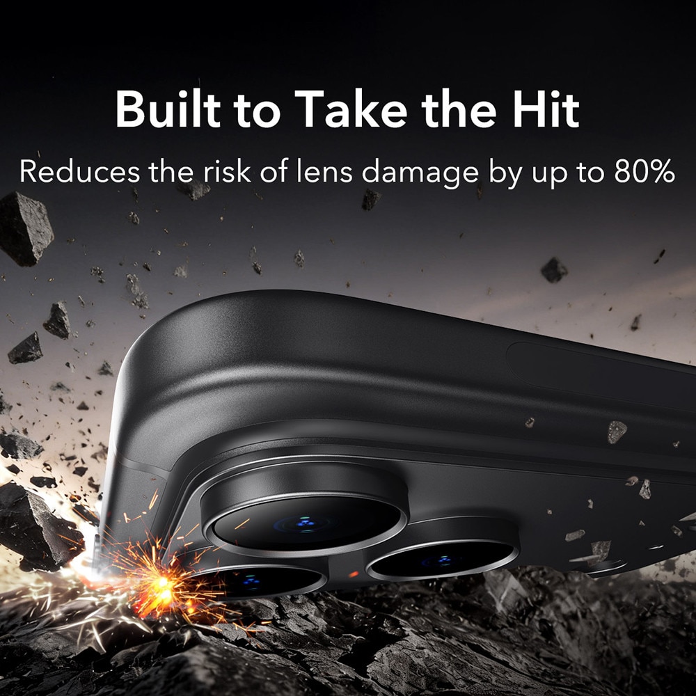 Folie Camera pentru iPhone 18 Pro - ESR Armorite Pro Camera Protector - Black