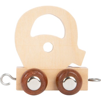 Vagon Litera Q, Small Foot, lemn, natur Vagon Litera Q, Small Foot, lemn, natur