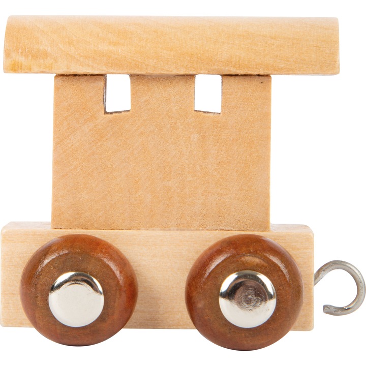 Vagon trenulet, Small Foot, lemn, natur