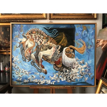 Tablou abstract, Cal de mare, pictura suprarealista, pictura simbolistica, picturi suprarealiste, pictura figurativa, tablouri abstracte, pictura contemporana, tablou abstract arta moderna, Atelier tablouri pictate manual Tablou abstract, Cal de mare, pictura suprarealista, pictura simbolistica, picturi suprarealiste, pictura figurativa, tablouri abstracte, pictura contemporana, tablou abstract arta moderna, Atelier tablouri pictate manual