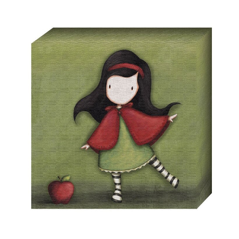 Tablou pe panza Gorjuss - Little Red - Small 20 x 20 cm