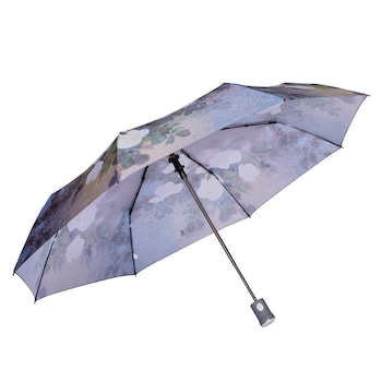 Umbrela dama SUSINO-White Roses, automata, 102cm, Multicolor Umbrela dama SUSINO-White Roses, automata, 102cm, Multicolor