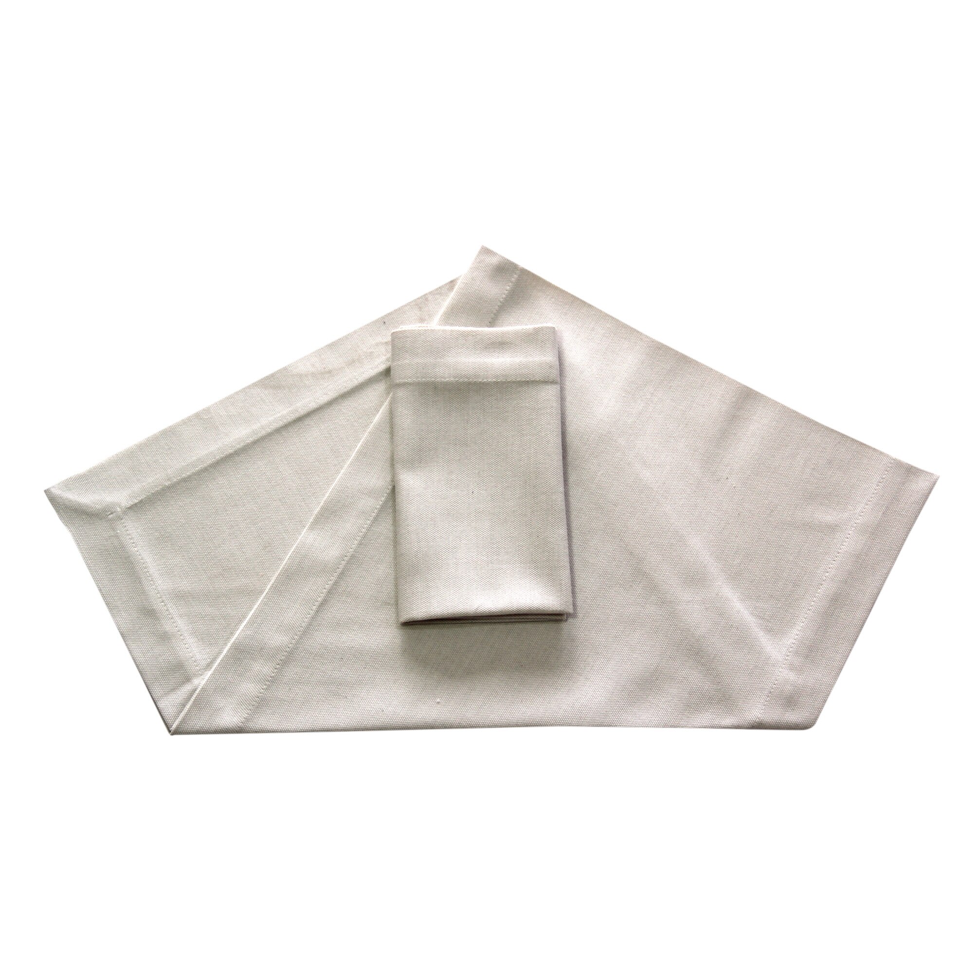 Set napron + 4 servete , HTD, model premium, culoare crem, dimensiuni 115cmx35cm + 42cmx35cm