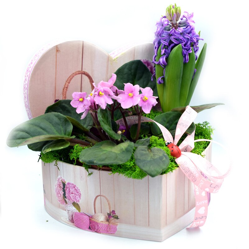 Aranjament secret box de primavara