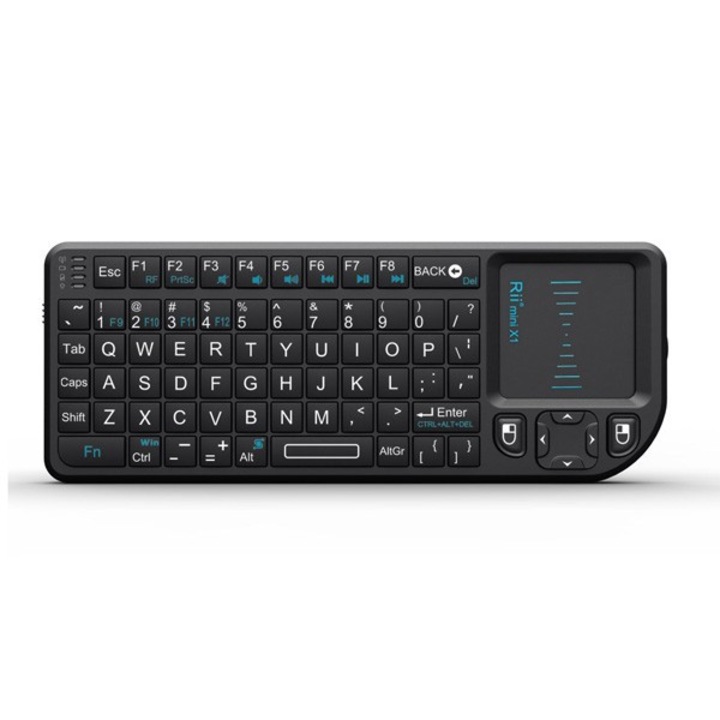 Мини Клавиатура Rii X1, Wireless с Touchpad