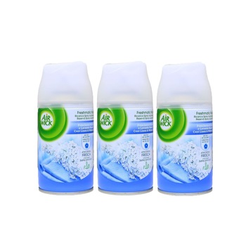 Odorizant de camera Air Wick, liliac alb, 3x250ml Odorizant de camera Air Wick, liliac alb, 3x250ml