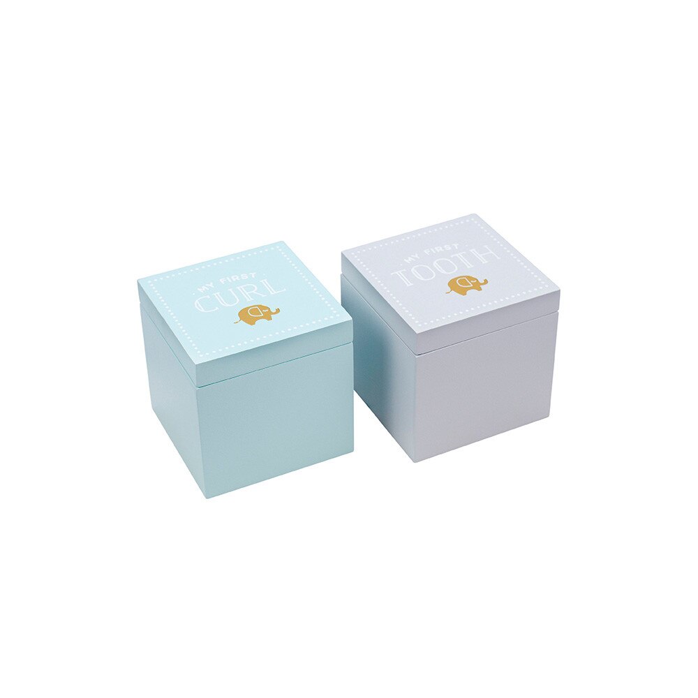 Set cadou cutiute MDF prima suvita si primul dintisor, Pearhead