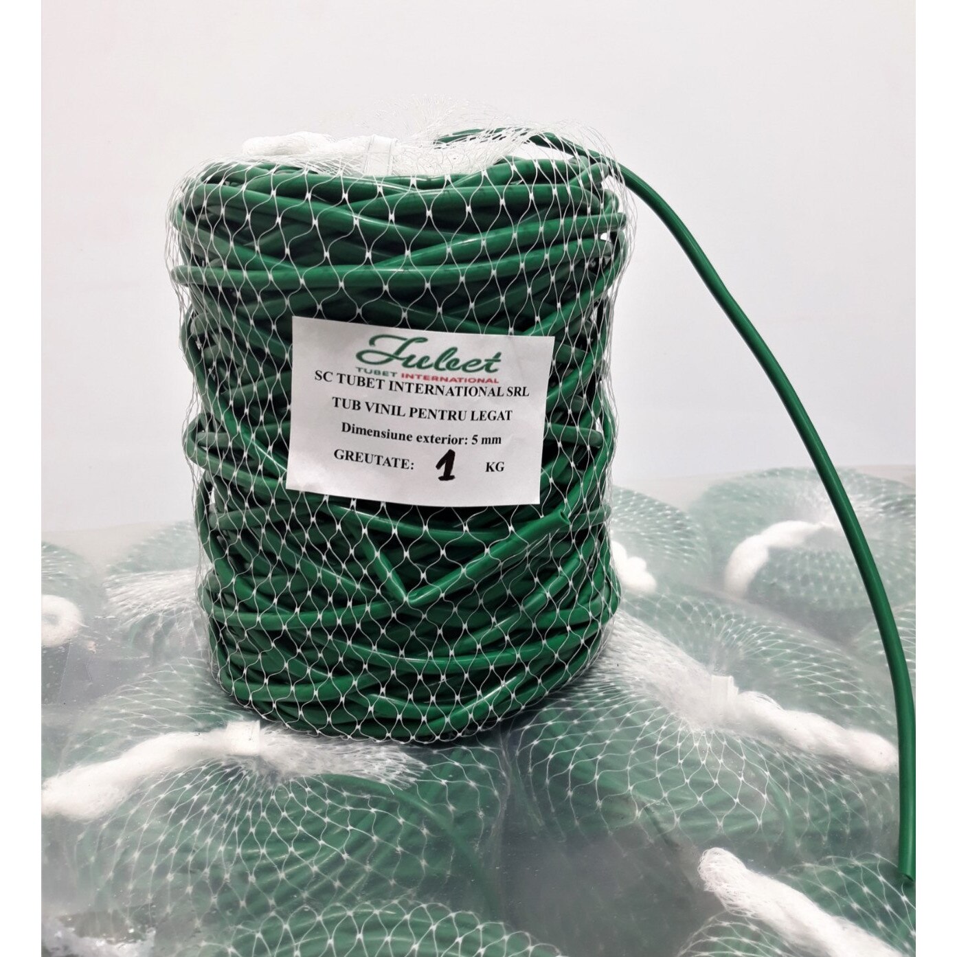Tubeto - Tub de vinil pentru legat vita de vie, pomi fructiferi, legume - 5 mm