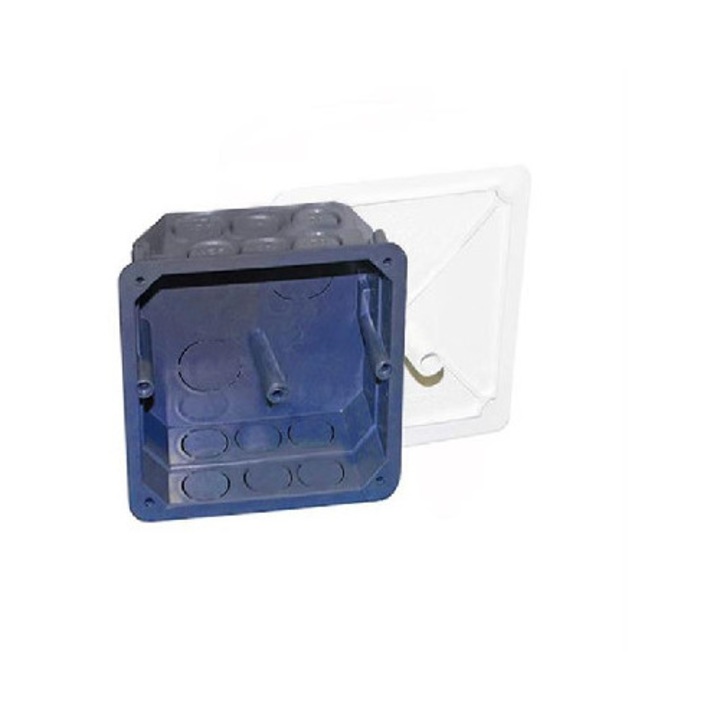 Doza ramificatie "ST" cu capac - 100x100x50mm - Dablerom - SET 50 BUC