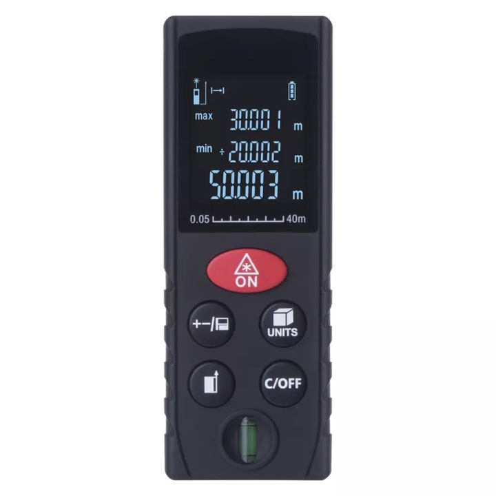 Telemetru cu laser, 0.05-40 m, Emos M0502